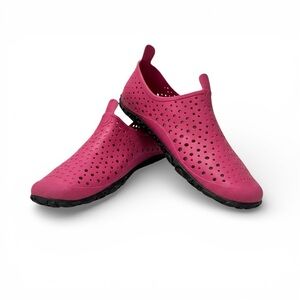 Decathlon Nabaiji Women’s Water Shoe Sz 7.5 Pink Rubber Perforated Flat Slip On